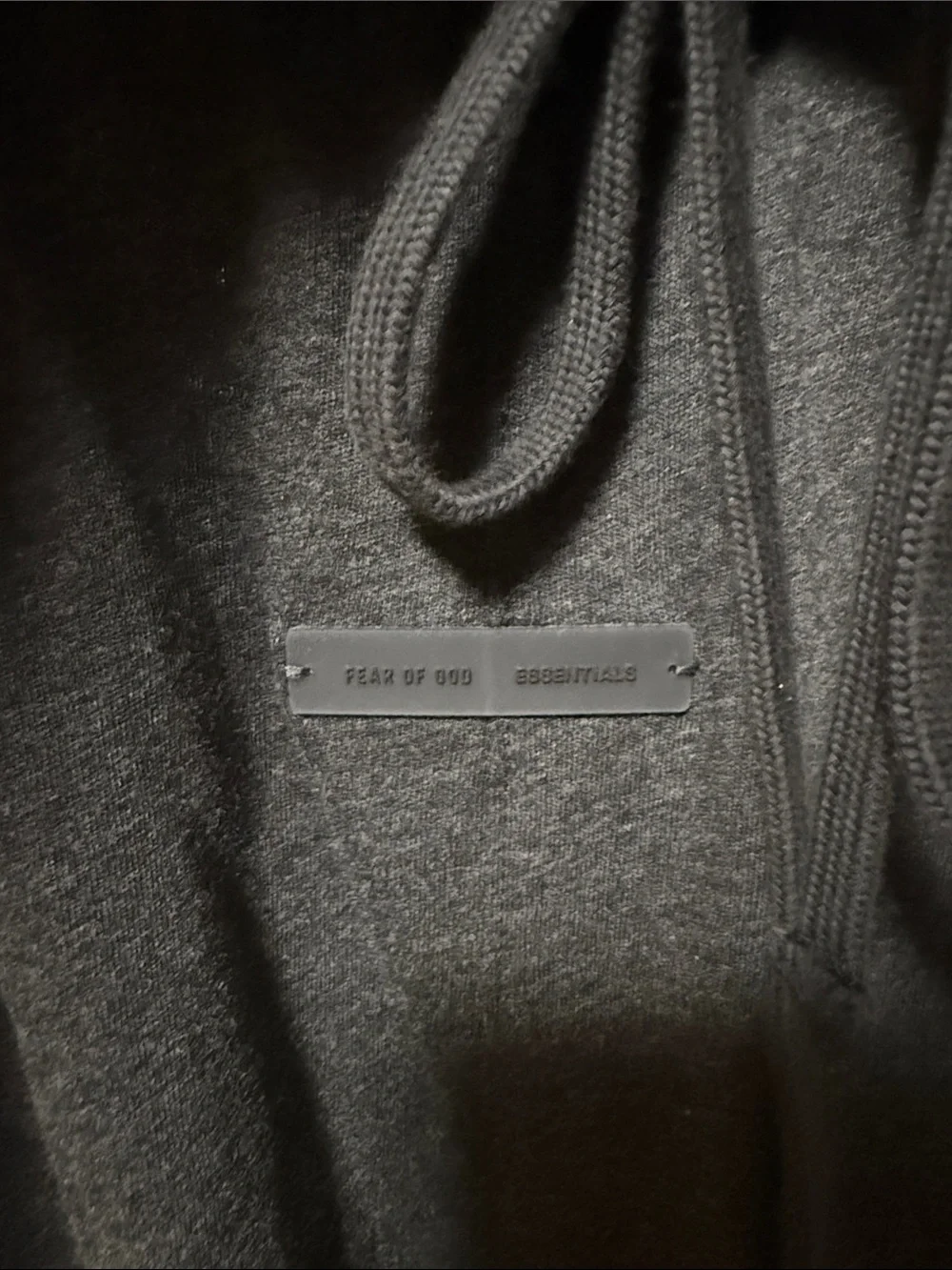 Fear of God Essentials Holiday Flare Jersey lounge pant - black/grey